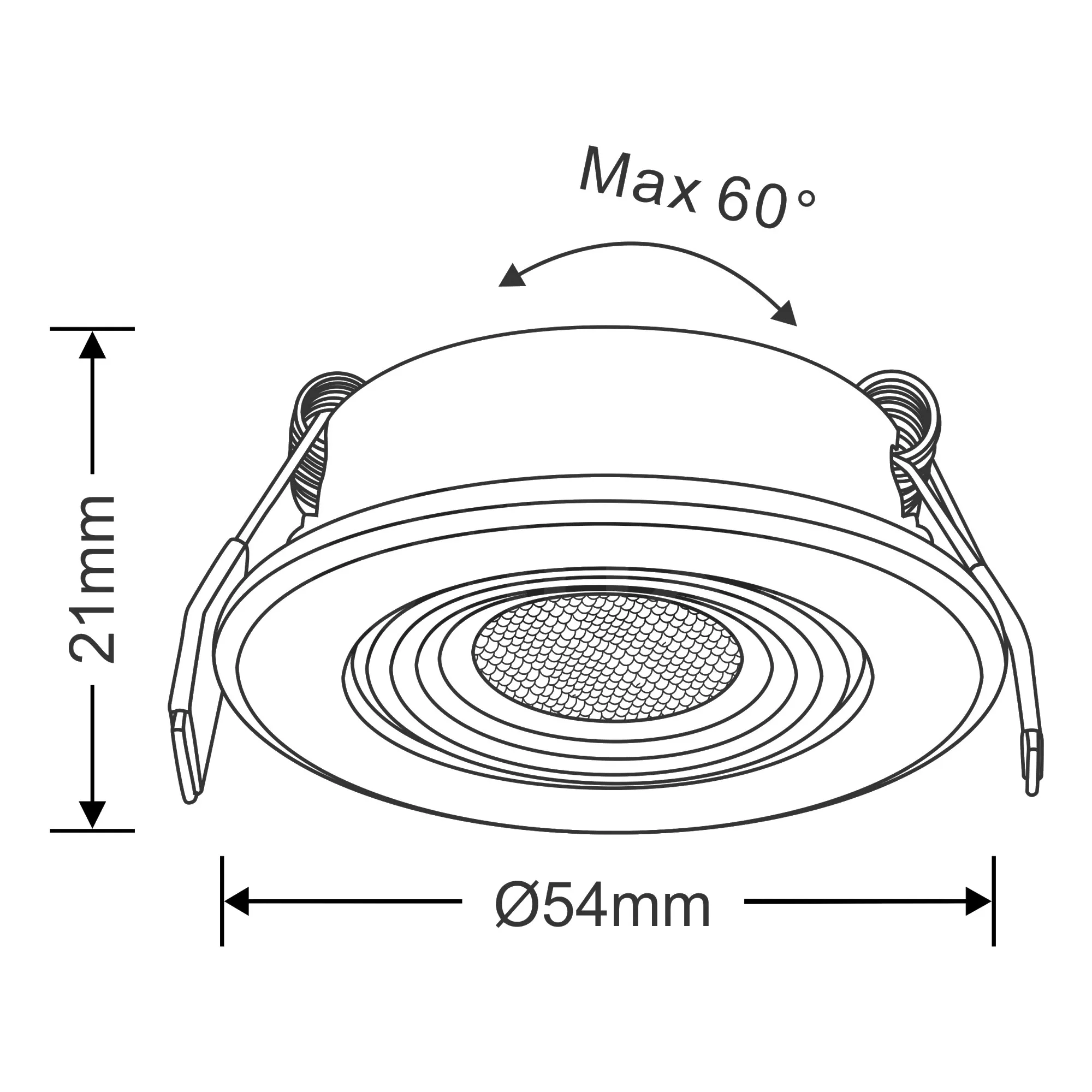 DX200180  Parrot Spot M, 3W LED Downlight 30° RGB